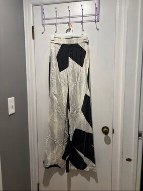 SIMON MILLER prints abstract wide leg pants